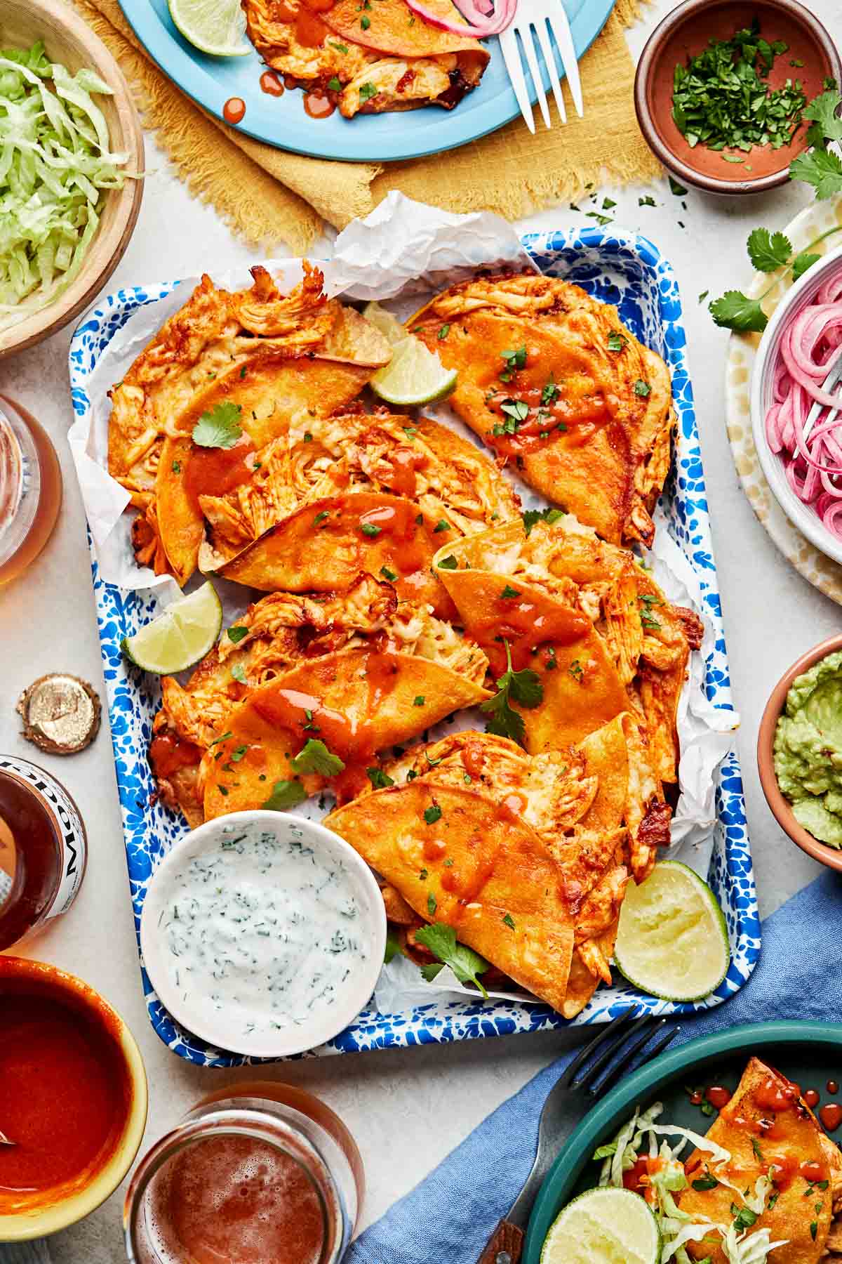 Easy Crispy Buffalo Chicken Tacos: Sheet Pan & Crockpot Methods